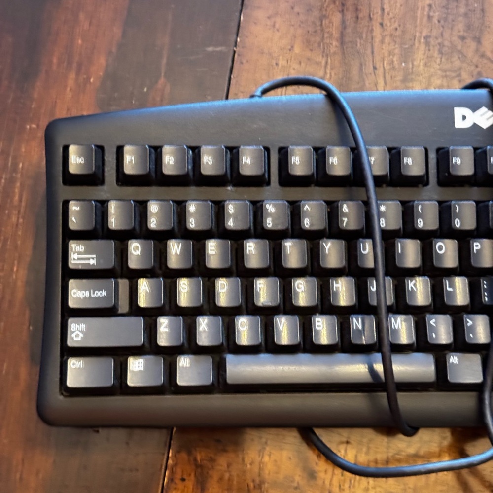 Dell Black Wired Keyboard